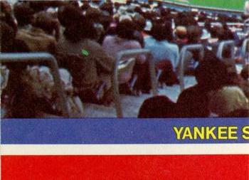 1979 Fleer Grand Slam Hi-Gloss Stickers #NNO New York Yankees Monogram Back