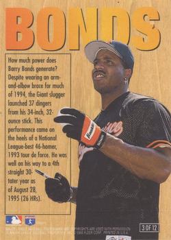 1996 Ultra - HR Kings (Home Run Kings) Exchange #3 Barry Bonds Back