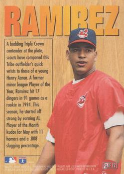 1996 Ultra - HR Kings (Home Run Kings) Exchange #8 Manny Ramirez Back