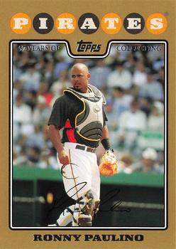 2008 Topps - Gold #31 Ronny Paulino Front
