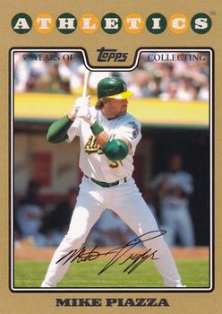 2008 Topps - Gold #72 Mike Piazza Front
