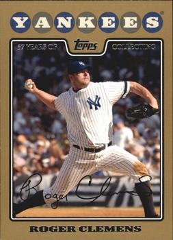 2008 Topps - Gold #105 Roger Clemens Front