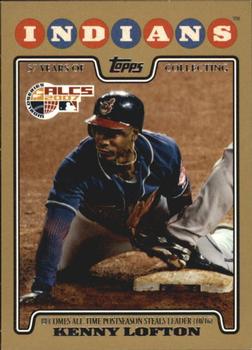 2008 Topps - Gold #128 Kenny Lofton Front