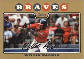 2008 Topps - Gold #143 Willie Harris Front