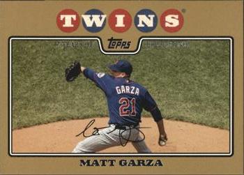 2008 Topps - Gold #161 Matt Garza Front
