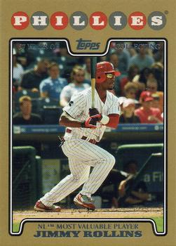 2008 Topps - Gold #233 Jimmy Rollins Front