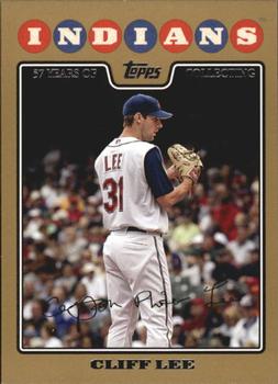 2008 Topps - Gold #317 Cliff Lee Front