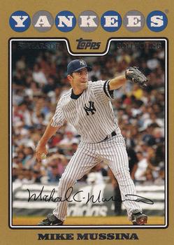 2008 Topps - Gold #349 Mike Mussina Front
