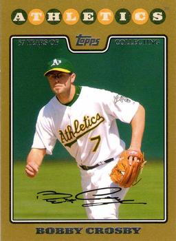 2008 Topps - Gold #351 Bobby Crosby Front