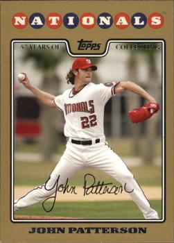 2008 Topps - Gold #358 John Patterson Front