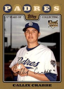2008 Topps - Gold #389 Callix Crabbe Front