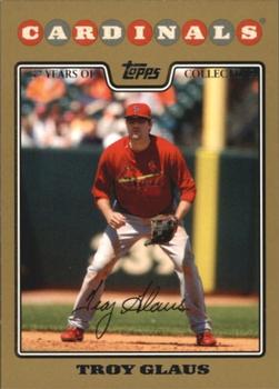 2008 Topps - Gold #390 Troy Glaus Front