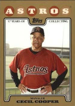2008 Topps - Gold #404 Cecil Cooper Front