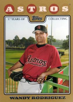 2008 Topps - Gold #413 Wandy Rodriguez Front