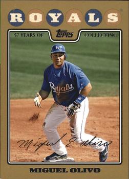 2008 Topps - Gold #441 Miguel Olivo Front