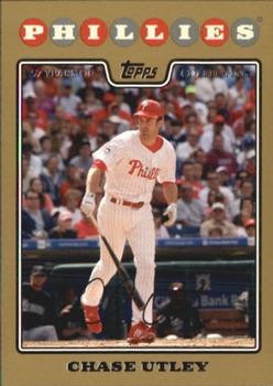 2008 Topps - Gold #460 Chase Utley Front