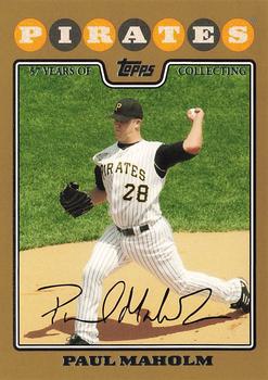 2008 Topps - Gold #494 Paul Maholm Front