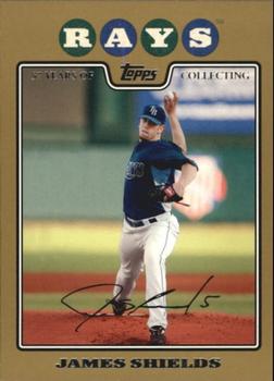 2008 Topps - Gold #495 James Shields Front