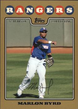 2008 Topps - Gold #527 Marlon Byrd Front