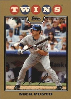 2008 Topps - Gold #583 Nick Punto Front