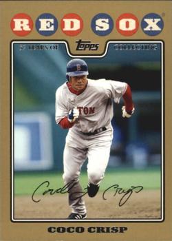 2008 Topps - Gold #586 Coco Crisp Front