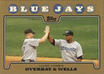 2008 Topps - Gold #602 Lyle Overbay / Vernon Wells Front