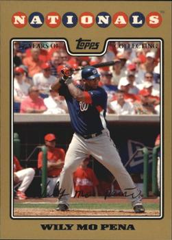 2008 Topps - Gold #604 Wily Mo Pena Front