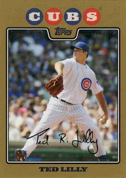 2008 Topps - Gold #609 Ted Lilly Front