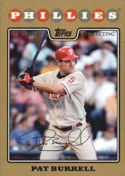 2008 Topps - Gold #615 Pat Burrell Front