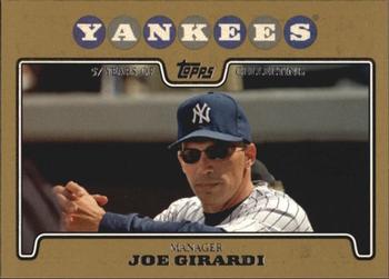 2008 Topps - Gold #631 Joe Girardi Front
