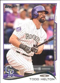 2014 Topps #17 Todd Helton Front