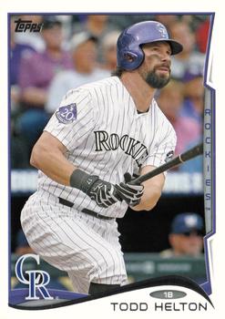 2014 Topps #17 Todd Helton Front