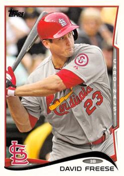 2014 Topps #109 David Freese Front