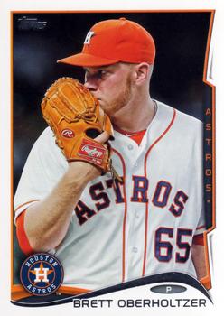 2014 Topps #115 Brett Oberholtzer Front