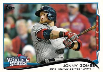 2014 Topps #146 Jonny Gomes (World Series Game 4) Front