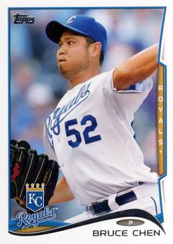 2014 Topps #151 Bruce Chen Front