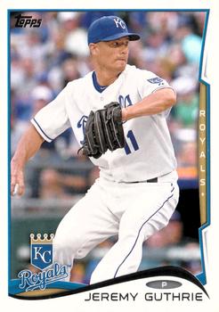 2014 Topps #167 Jeremy Guthrie Front