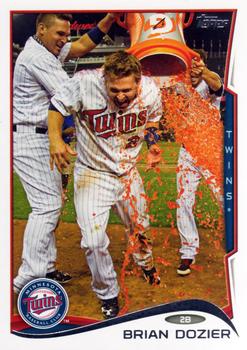 2014 Topps #221 Brian Dozier Front