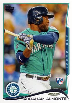 2014 Topps #256 Abraham Almonte Front