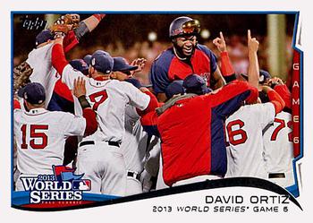 2014 Topps #259 David Ortiz (2013 World Series Game 6) Front