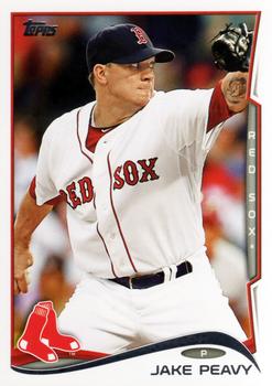 2014 Topps #307 Jake Peavy Front