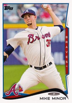 2014 Topps #316 Mike Minor Front