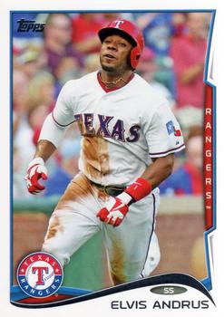 2014 Topps #324 Elvis Andrus Front
