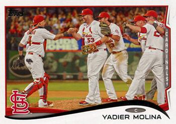 2014 Topps #57 Yadier Molina Front