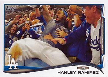 2014 Topps #314 Hanley Ramirez Front