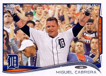 2014 Topps #250 Miguel Cabrera Front