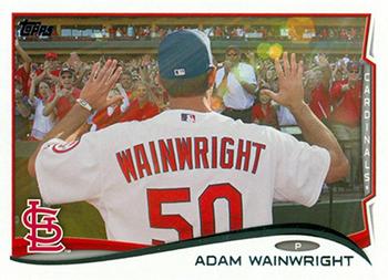 2014 Topps #375 Adam Wainwright Front