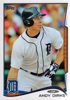 2014 Topps #334 Andy Dirks Front