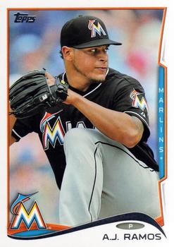2014 Topps #353 A.J. Ramos Front
