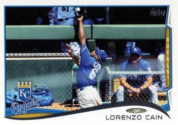 2014 Topps #357 Lorenzo Cain Front